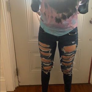 ripped American Eagle jeans (price negotiable)